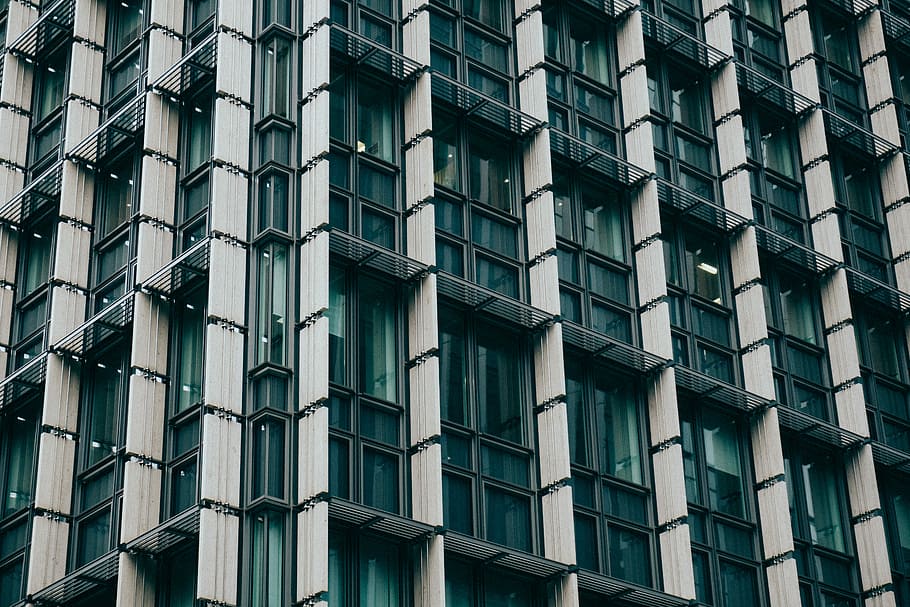 hvid, grøn, bygning, høj, stigning bygning, dagtimerne, arkitektur, mønster, vindue, klippeafsats, by-, by, facade, moderne, struktur, London, bygning udvendig, bygget struktur, fuld ramme, baggrunde, lav vinkel visning, ingen mennesker, kontorbygning udvendig, gentagelse, dag, glas - materiale, i en række, kontor, design, udendørs, skyskraber, lejlighed, 5K