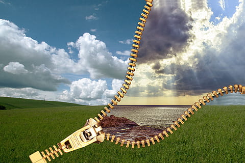 grass field, ocean illustration, zipper, closure, lock, sky, meadow, water, sea, clouds, composing, cloud - sky, grass, nature, no people, land, architecture, environment, sign, day, communication, landscape, travel, built structure, scenics - nature, warning sign, outdoors, horizon, 5K, CC0, public domain, royalty free