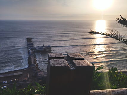 zachód słońca, Wybrzeże, Peru, Lima, plaża, sol, krajobraz, morze, horyzont nad wodą, woda, scenics, Natura, niebo, horyzont, scenics - natura, piękno natury, spokój, wylądować, spokojna scena, żadnych ludzi, światło słoneczne, idylliczny, na dworze, słońce, scena pozamiejska, drewniany słupek, 4K, CC0, domena publiczna, darmowe zdjęcia