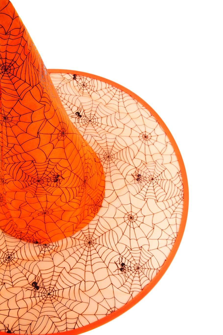 bizzarro, berretto, decorativo, tessuto, Halloween, cappello, isolato, Magia, oggetto, arancia, di stagione, bianca, strega, stregoneria, procedura guidata, netto, ragni, astratto, sfondi, modello, sfondo bianco, bellezza, carta, multicolore, parte del corpo umano, comunicazioni globali, girato in studio, carta geografica, in casa, copia spazio, nessuno, ritagliare, colore arancione, avvicinamento, arte e artigianato, natura morta, design, direzione, vista dall'alto, cielo, cielo sereno, natura, geografia fisica, 5K
