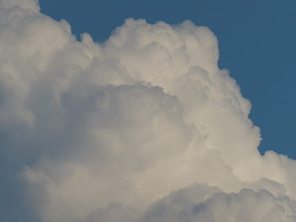 cloud, cumulus clouds, cumulus, thunderstorm, sky, blue, rain, weather, clouds form, steel blue, cloud of bunch of, cloud - sky, beauty in nature, scenics - nature, tranquility, tranquil scene, no people, nature, low angle view, idyllic, outdoors, day, fluffy, cloudscape, white color, backgrounds, heaven, softness, meteorology, 4K, CC0, public domain, royalty free