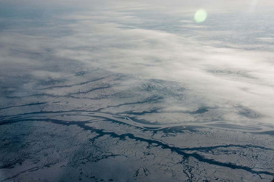 Frosset, vand, antenne, fotografering, luftfoto, revner, Sky, bjerg, solflare, fly, flod, Canada, blå, is, drone visning, himmel, ocean, landskab, sne, sky - himmel, vinter, ingen mennesker, miljø, natur, scenics - natur, kold temperatur, høj vinkel visning, skønhed i naturen, flyvende, luftfartøj, rolig scene, ro, udendørs, snedækket bjerg, 4K