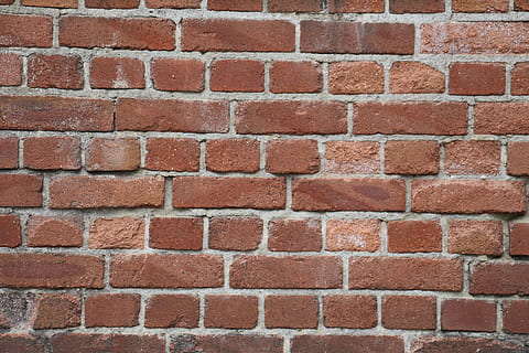 beton mursten, mursten, væg, murstens væg, Stenmur, struktur, sten, natursten, hauswand, rød, husmur, baggrund, fuld ramme, arkitektur, baggrunde, murbygningsfunktion, bygget struktur, mønster, tekstureret, ingen mennesker, dag, bygning udvendig, Brun, tæt på, udendørs, gentagelse, form, design, 5K, CC0, offentligt domæne, royaltyfrie