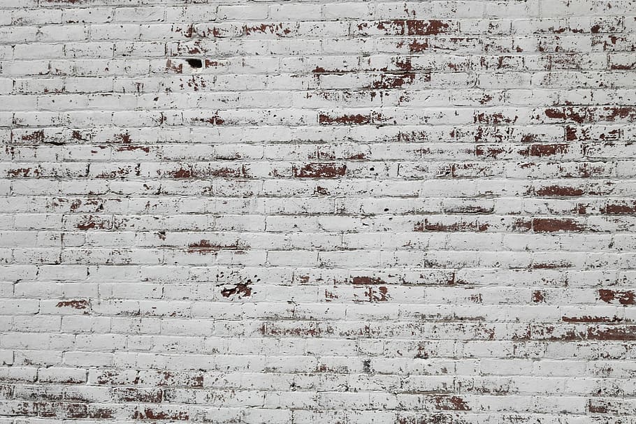 bianca, Marrone, calcestruzzo, muro di mattoni, dipinto, parete, mattone, vecchio, peeling, urbano, città, lavaggio bianco, struttura, sfondo, pared, sfondi, strutturato, caratteristica della parete, fotogramma intero, architettura, struttura costruita, modello, intemperie, nessuno, danneggiato, Colore bianco, ruvido, legno - materiale, giorno, sbucciare, avvicinamento, 5K
