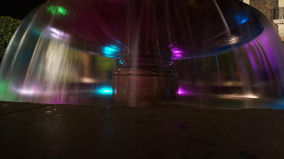 source, light, night, city, architecture, darkness, place, lights, water, fontana, illuminated, motion, long exposure, blurred motion, no people, arts culture and entertainment, light - natural phenomenon, fountain, spinning, reflection, light beam, multi colored, glowing, nature, speed, outdoors, purple, spraying, laser, nightlife, stage, 4K, CC0, public domain, royalty free