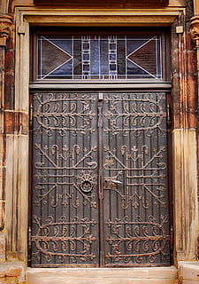 porta, ingresso, ferro, adattamento, Chiesa, ferro battuto, vecchio, vecchia porta, porta di legno, maniglia, cancello, intervallo di input, benvenuto, produzione, architettura, Entrata, chiuso, sicurezza, struttura costruita, protezione, costruzione, esterno dell'edificio, giorno, nessuno, legno - materiale, il passato, storia, finestra, metallo, Casa, all'aperto, ornato, 4K, CC0, dominio pubblico, privo di copyright