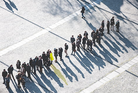 group, people lane, sun, aerial, photography, people, standing, ground, lane, under the sun, shadow, person, queue, stand, man, crowd, group Of People, walking, large Group Of People, crowded, urban Scene, men, high angle view, sport, exercising, winter sport, real people, adult, city, day, women, transportation, street, architecture, sunlight, nature, winter, road, outdoors, 2K, CC0, public domain, royalty free