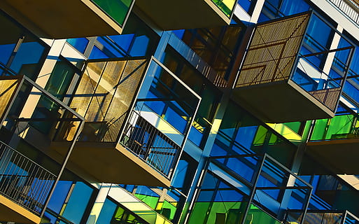 close-up photo, high-rise, building, daytime, architecture, infrastructure, design, steel, sunny, daylight, building exterior, built structure, modern, window, facade, blue, futuristic, abstract, low angle view, glass - material, no people, day, pattern, sunlight, outdoors, reflection, nature, full frame, sky, city, metal, office building exterior, 4K