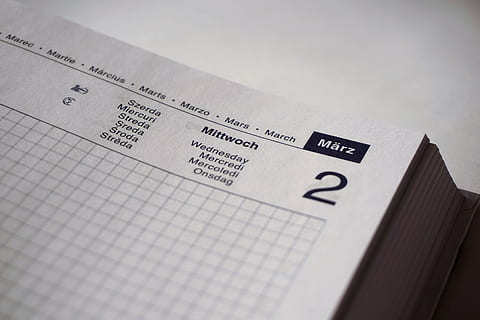 libro aperto, calendario, progettista, 2016, Nota, anno, Data, Piano, pianificazione, date, prendere nota di, marzo, gli appunti, partire, taccuino, carta, ufficio, numero, avvicinamento, nessuno, in casa, testo, attività commerciale, messa a fuoco selettiva, natura morta, sceneggiatura occidentale, finanza, girato in studio, copia spazio, ricchezza, dati, documento, comunicazione, organizzatore personale, 4K, CC0, dominio pubblico, privo di copyright