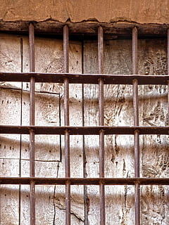 Grating, Window, Old, Wood, old, wood, little window, wrought iron, wood - material, backgrounds, rusty, textured, no people, full frame, built structure, architecture, day, metal, pattern, wall - building feature, indoors, weathered, building, security, close-up, 4K, CC0, public domain, royalty free