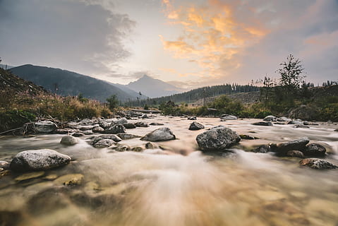 foto del timelapse, cos, aigua, roques, fotografia de lapse de temps, riu, bystra, flux, arbre, paisatge, naturalesa, Eslovàquia, cim, krivan, cel, núvol - cel, muntanya, escenics - natura, bellesa a la natura, escena tranquil·la, tranquil·litat, posta de sol, rock, planta, sòlid, escena no urbana, rock - object, terra, cap gent, medi ambient, idíl·lic, a l'aire lliure, nivell superficial, 5K, CC0, domini públic, lliure de regalies