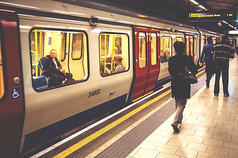 walking, along, platform, london, underground, People, walking along, London Underground, subway, train, travel, transportation, subway Station, commuter, subway Train, station, railroad Station Platform, passenger, mode of Transport, railroad Track, rush Hour, people Traveling, subway Platform, public Transportation, city Life, urban Scene, railroad Station, blurred Motion, waiting, train - vehicle, mode of transportation, rail transportation, real people, group of people, men, lifestyles, adult, incidental people, women, passenger train, outdoors, 4K