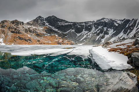 landskabsfotografering, bjerge, sne bjerge, grå, himmel, bjerg, professionel, afspejling, nikon, eventyr, rejse, New Zealand, gletscher, frozenlake, is, sne, Frosset, vand, blå, sø, kold temperatur, miljø, vinter, landskab, scenics - natur, skønhed i naturen, sky - himmel, natur, ingen mennesker, jord, snedækket bjerg, bjergtop, lagune, magt i naturen, 5K, CC0, offentligt domæne, royaltyfrie