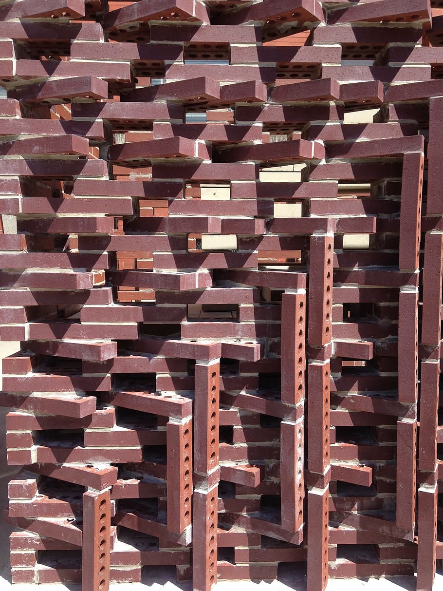 maons, vermell, paret, arquitectura, textura, vermell, paret, maçoneria, edifici, estructura, paret de maó, material, aspre, ciment, patró, pedra, concret, material de fusta, industria de la construcció, fons, pila, indústria, gran grup d'objectes, marc complet, cap gent, abundància, dia, repetició, llum solar, arranjament, marró, a l'aire lliure, maó, estructura construïda, naturalesa, primer pla, 2K
