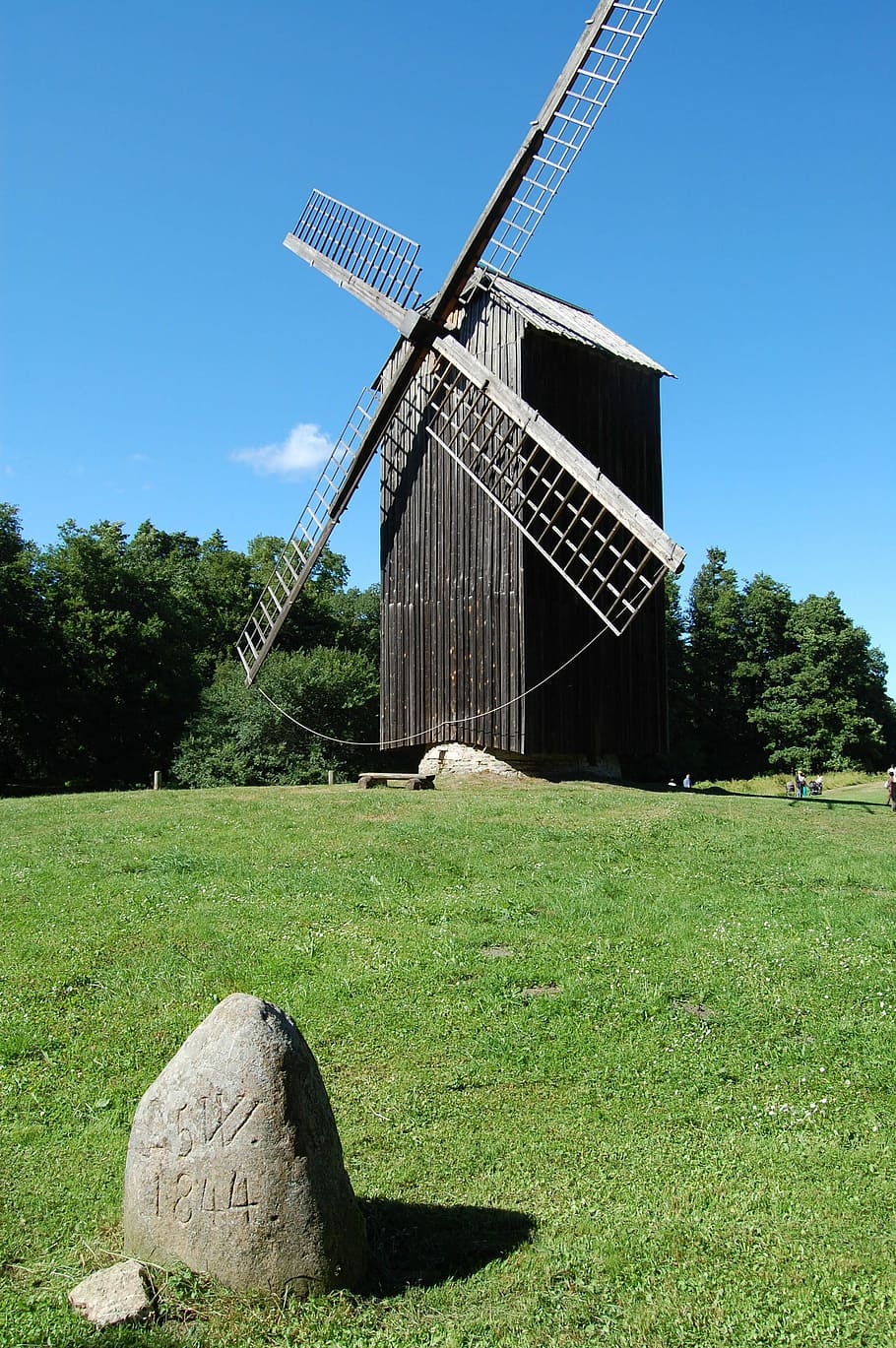 Mill, Prato, Sky, alternative energy, fuel and power generation, environmental conservation, wind power, renewable energy, solar energy, plant, environment, built structure, grass, architecture, turbine, wind turbine, nature, field, landscape, traditional windmill, land, green color, day, no people, outdoors, 2K