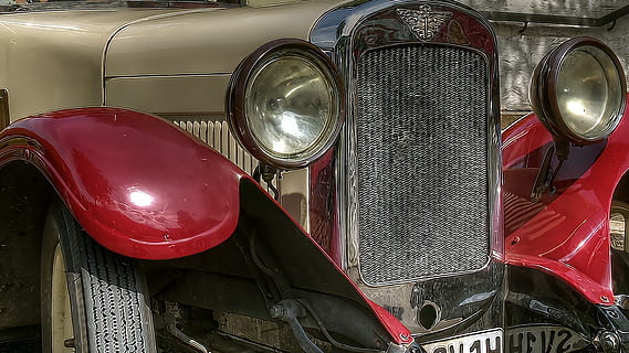 vecchi tempi, settore automobilistico, 1923, auto, Flitzer, ruota, maturo, bordo, compagni, guidare, automobile, auto d'epoca, hdr, rosso, veicolo terrestre, modo di trasporto, mezzi di trasporto, in stile retrò, faro, macchina vintage, metallo, attrezzatura per l'illuminazione, veicolo a motore, brillante, nessuno, giorno, cromo, avvicinamento, antico, all'aperto, stazionario, 1080P, CC0, dominio pubblico, privo di copyright
