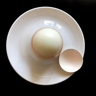 egg, breakfast, boiled egg, brown shell, animal food, geköpftes egg, brown egg, breakfast egg, black background, studio shot, indoors, food and drink, still life, plate, no people, crockery, cup, white color, food, saucer, mug, high angle view, close-up, wellbeing, healthy eating, freshness, drink, eggcup, tea cup, 2K, CC0, public domain, royalty free