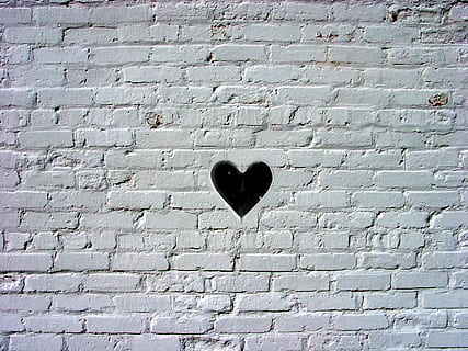 negre, cor, digital, fons de pantalla, cor negre, concret, forat, fons, textura, pedra, paret, creatiu, per aspecte, fantasia, amor, paret de maó, marc complet, primer pla, a l'aire lliure, dia, cap gent, maó, funció de construcció de parets, estructura construïda, forma del cor, emoció positiva, arquitectura, emoció, patró, disseny, forma, 1080P, CC0, domini públic, lliure de regalies