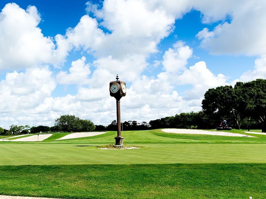 golfbane, ur, græs, sport, grøn, Rute, golfbane landskab, udendørs, golf, spil, putting green, grøn - golfbane, plante, himmel, sky - himmel, grøn farve, træ, natur, dag, aktivitet, landskab, skønhed i naturen, fritidsaktivitet, ingen mennesker, jord, scenics - natur, ro, 4K