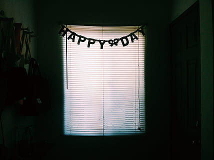 dark, room, window, light, hanging, indoors, no people, curtain, home interior, domestic room, textile, absence, closed, entrance, blinds, architecture, lighting equipment, white color, day, door, close-up, text, electric lamp, 1080P, CC0, public domain, royalty free