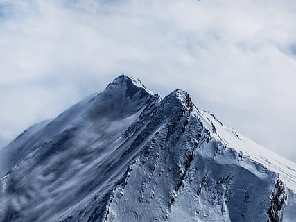 hvid, tåger, bjerg, fyldt op, sne, snefyldt bjerg, landskabsfotografering, sne bjerg, Sky, spids, klippe, topmøde, natur, bjergtop, vinter, scenics, udendørs, landskab, is, bjergkæde, himmel, blå, gletscher, sky - himmel, koldtemperatur, europæiske alper, kold temperatur, snedækket bjerg, scenics - natur, miljø, skønhed i naturen, rolig scene, dag, hvid farve, ro, ikke-urbane scene, ingen mennesker, ekstremt vejr, 4K, CC0, offentligt domæne, royaltyfrie
