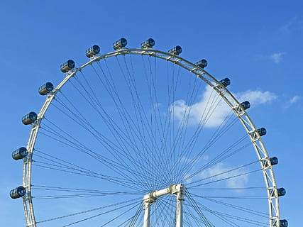 l'ull de Londres, roda de ferris, diversió, roda, cel, blau, passeig pel parc d’atraccions, a l'aire lliure, Parc d'atraccions, cultura i entreteniment artístic, carnestoltes ambulants, cap gent, naturalesa, vista d’angle baix, forma geomètrica, cercle, forma, gran, destinacions de viatge, dia, cel clar, arquitectura, activitat d'oci, recinte firal, va parlar, 1080P