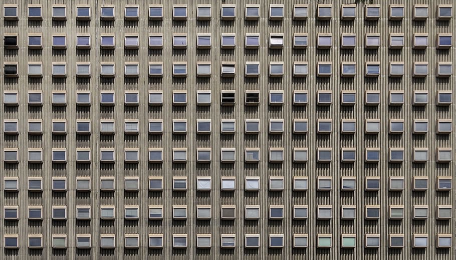 foto, gris, pintat, decoració, edifici, finestres, arquitectura, patró, disseny, estructura, exterior, caracas, venezuela, marc complet, fons, en fila, a l'interior, cap gent, repetició, exterior de l'edifici, estructura construïda, costat a costat, gran grup d'objectes, ordre, forma geomètrica, vista d’angle baix, abundància, finestra, a l'aire lliure, dia, apartament, 1080P