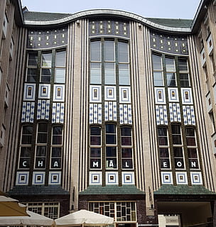 hackesche höfe, Berlín, fasáda, budova, historicky, architektura, okno, exteriér budovy, stavba, nízký úhel pohledu, sklo - materiál, nikdo, den, odraz, rezidenční čtvrti, město, venku, v řadě, Příroda, nebe, vzdělání, oblouk, vzor, vyšperkovaný, 4K, CC0, veřejná doména, bez autorských práv