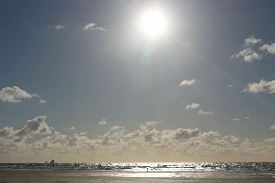 solars, platja, oceà, núvols, reflexió, posta de sol, mar, sortida del sol, sol, aigua, blau, Cornwall, platja d’estiu, alba, llocs, perranporth, vespre, cel, línia de costa, escènic, Riba, llum solar, núvol - cel, raig de sol, naturalesa, bellesa a la natura, escenics - natura, dia, horitzó, horitzó sobre l’aigua, tranquil·litat, flare de la lent, a l'aire lliure, escena tranquil·la, idíl·lic, medi ambient, brillant, 4K