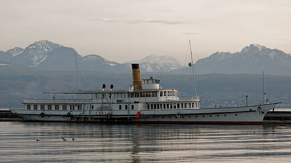 buhar, eski, çizme, gemi, taşıma, Cenevre, göl, lak, metres, isviçre, Su, taşımacılık, ulaşım modu, deniz gemi, dağ, yolcu gemisi, gökyüzü, deniz, doğa, bulut - gökyüzü, doğada güzellik, zanaat, seyahat, dağ silsilesi, feribot, hareket, insansız, seyir, Gezi gemisi, yelkenli, yat, 2K, CC0, kamu malı, telif ücretsiz