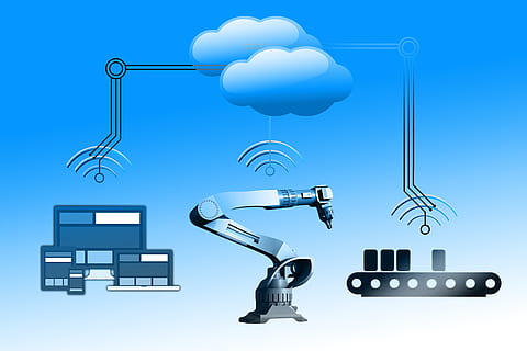 antenne, tableau de routeur, industrie, industrie 4, réseau, interfaces, Internet des objets, projet, haute technologie, stratégie, recherche, La technologie, production, équipement, informatique, la communication, la mise en réseau, en réseau, logistique, machine, les conducteurs, l'Internet, lien, échange, Internet, ordinateur, intelligence, articles, des capteurs, budget, Bureau, bleu, Les données, affaires, la créativité, science, ampoule, Technologie sans fil, innovation, cyberespace, nuage - ciel, réseau informatique, représentation humaine, Solution, abstrait, en trois dimensions, composite numérique, électricité, robot, commercialisation, icône de l'ordinateur, 5K, CC0, domaine public, libre de droits
