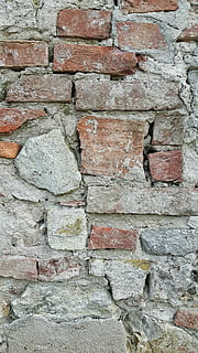 Wand, Stein, Ziegel, Gebäude, Gips, Textur, Sassi, Fossilien, Felsen, gebaute Struktur, Wandbau - Funktion, Backstein, Ziegelwand, texturiert, die Architektur, Hintergründe, Rau, Vollbild, alt, keine Leute, verwittert, Muster, Tag, Steinwand, stein material, solide, Nahansicht, Gebäudehülle, draußen, Verschlechterung, Zement, ruiniert, Beton, 4K, CC0, gemeinfrei, lizenzfrei