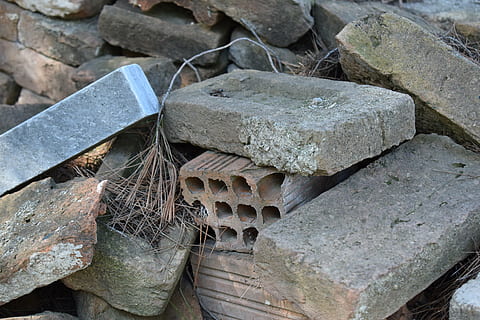 alt, Materialien, Gebäude, solide, Rock, Rock - Objekt, keine Leute, Nahansicht, High Angle View, Natur, Tag, Stillleben, draußen, Fokus auf den Vordergrund, Stein - Objekt, große gruppe von gegenständen, Rau, texturiert, Metall, Muster, Beton, Backstein, Land, 5K, CC0, gemeinfrei, lizenzfrei