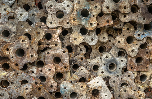 gri, maro, rame metalice, model, constructie, cerc, USD, sălbatic, metal, fier, dreptunghi, pătrat, textură, fundal, bloc, oţel, fundaluri, fier - metal, metalic, abstract, material, industrie, cadru complet, nici o persoana, gaură, a închide, zi, geometrică, texturată, vechi, în aer liber, ruginit, deteriorare, declin, formă, repetiţie, lumina soarelui, 5K, CC0, domeniu public, fără drepturi de autor