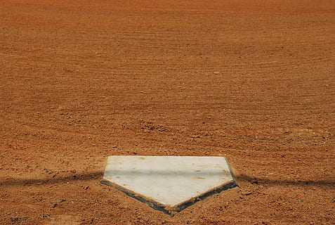 baseball base, brown, soil, home, plate, ball, baseball, field, sport, game, equipment, play, base, competition, recreation, activity, infield, diamond, stadium, softball, pastime, run, score, safe, championship, park, competitive, fastball, league, mound, land, no people, sand, high angle view, nature, day, beach, heart shape, outdoors, positive emotion, shape, emotion, love, close-up, pattern, tranquility, design, textured, sunlight, 2K, CC0, public domain, royalty free