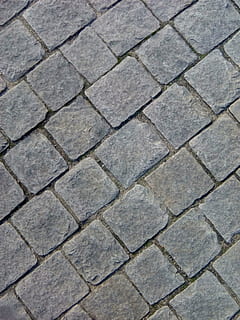 texture, design, pattern, surface, stone, alley, walk, gray, street, path, architecture, road, outdoor, urban, cobblestone, sidewalk, backgrounds, brick, stone Material, full frame, textured, no people, footpath, paving stone, repetition, solid, day, close-up, shape, high angle view, rough, outdoors, stone wall, concrete, textured effect, wheel, 2K, CC0, public domain, royalty free