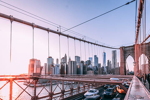 vehicul, accelerare, maro, podul metalic, autoturisme, trecere, podul Brooklyn, nou, York, clădire, arhitectură, pod, structura, turn, construită, oraș, exteriorul clădirii, transport, cer, conexiune, exteriorul clădirii de birouri, peisaj urban, zgârie-nori, pod suspendat, destinații de călătorie, natură, urban skyline, viata de oras, pod - om construit, peisaj, călătorie, nici o persoana, înalt - înalt, modern, în aer liber, districtul financiar, 4K, CC0, domeniu public, fără drepturi de autor