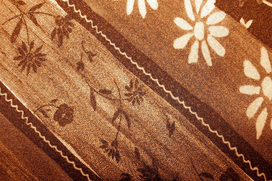 fons, teixit, patrons, patró, textura, tèxtil, material, disseny, sol, flors, sense costures, fibra, roba de llit, moda, primer pla, marc complet, cap gent, a l'interior, marró, vista d’angle alt, roba casual, vermell, creativitat, natura morta, forma, resum, art i artesania, motiu floral, cuir, brodats, texans, 1080P