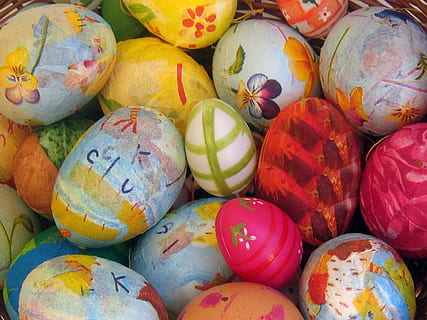 ous decoratius, ous de Pasqua, Pasqua, pintura, ou, art, color, colorit, motiu, multicolor, celebració, marc complet, ou de Pasqua, fons, menjar i beguda, festa, art i artesania, primer pla, menjar, cap gent, gran grup d'objectes, creativitat, ous d’animals, patró, 2K, CC0, domini públic, lliure de regalies