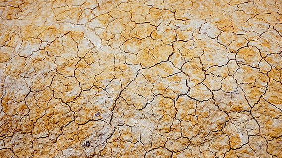 foto, sec, marró, sòl, primer pla, esquerdat, superfície, crack, patró, detall, textura, resistent, sequera, estèril, buit, desert, crosta, groc, terra, clima àrid, clima, fons, medi ambient, escenics - natura, marc complet, cap gent, patró natural, dia, naturalesa, terrenys extrems, fang, a l'aire lliure, resum, efecte texturat, erosionat, 5K, CC0, domini públic, lliure de regalies